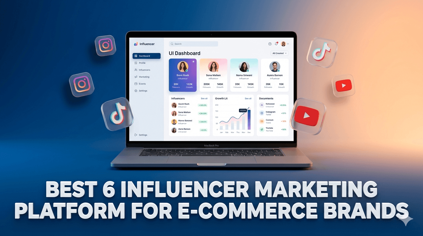 Best 6 Influencer Marketing Platform for E-Commerce Brands