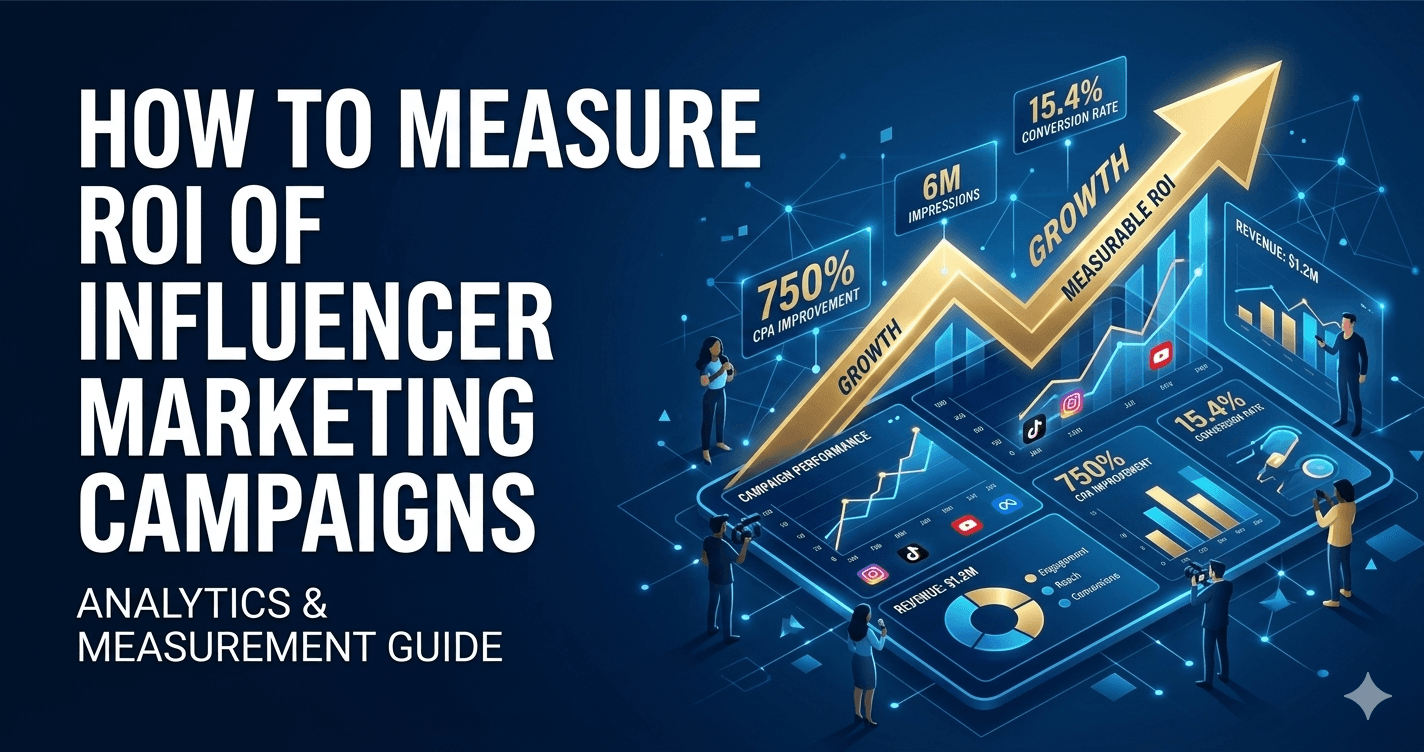 Measure influencer marketing ROI with confidence using proven metrics, attribution tracking, CAC, and long-term value to turn campaigns into measurable growth.