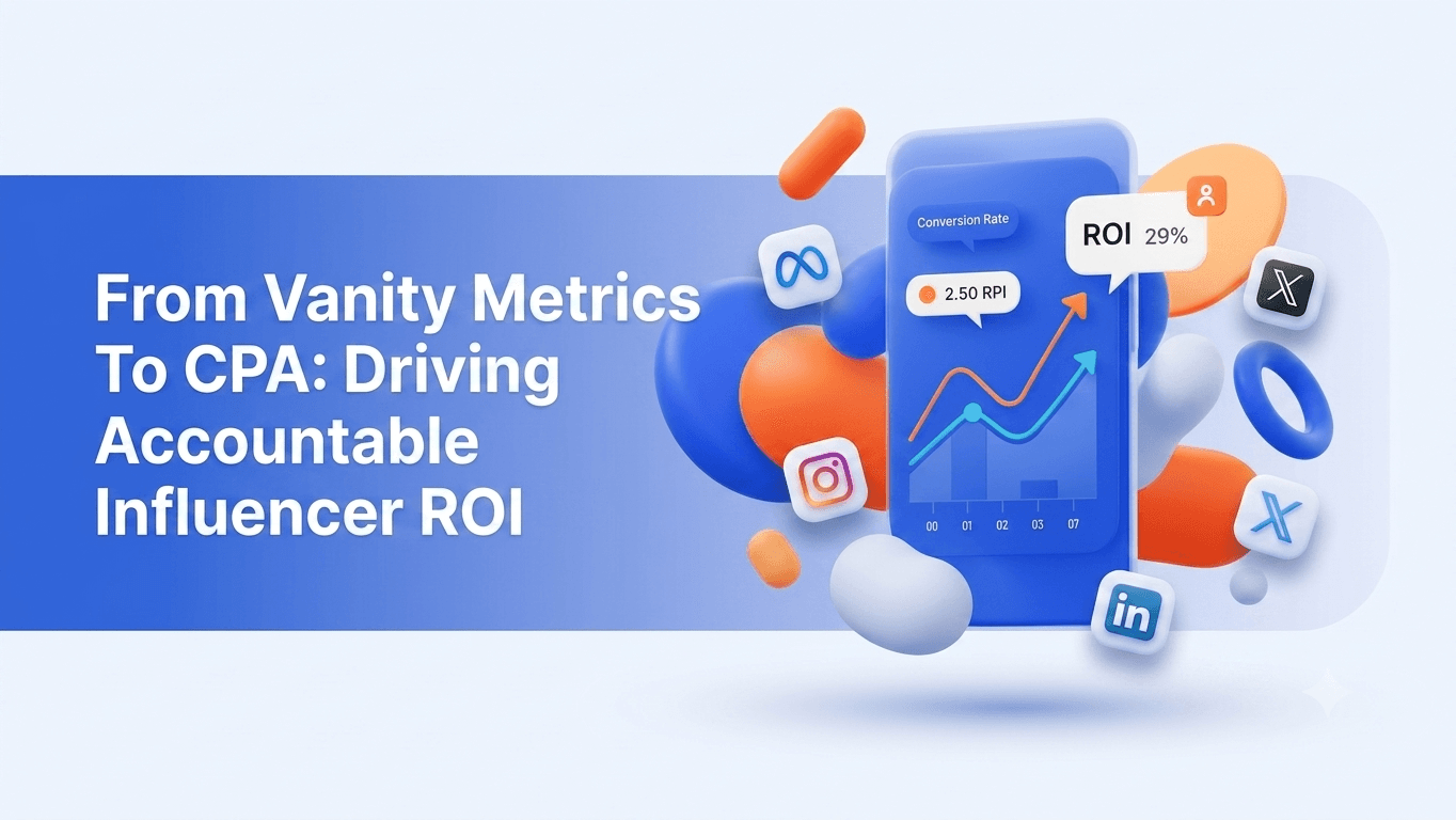 From Vanity Metrics To CPA: Driving Accountable Influencer ROI
